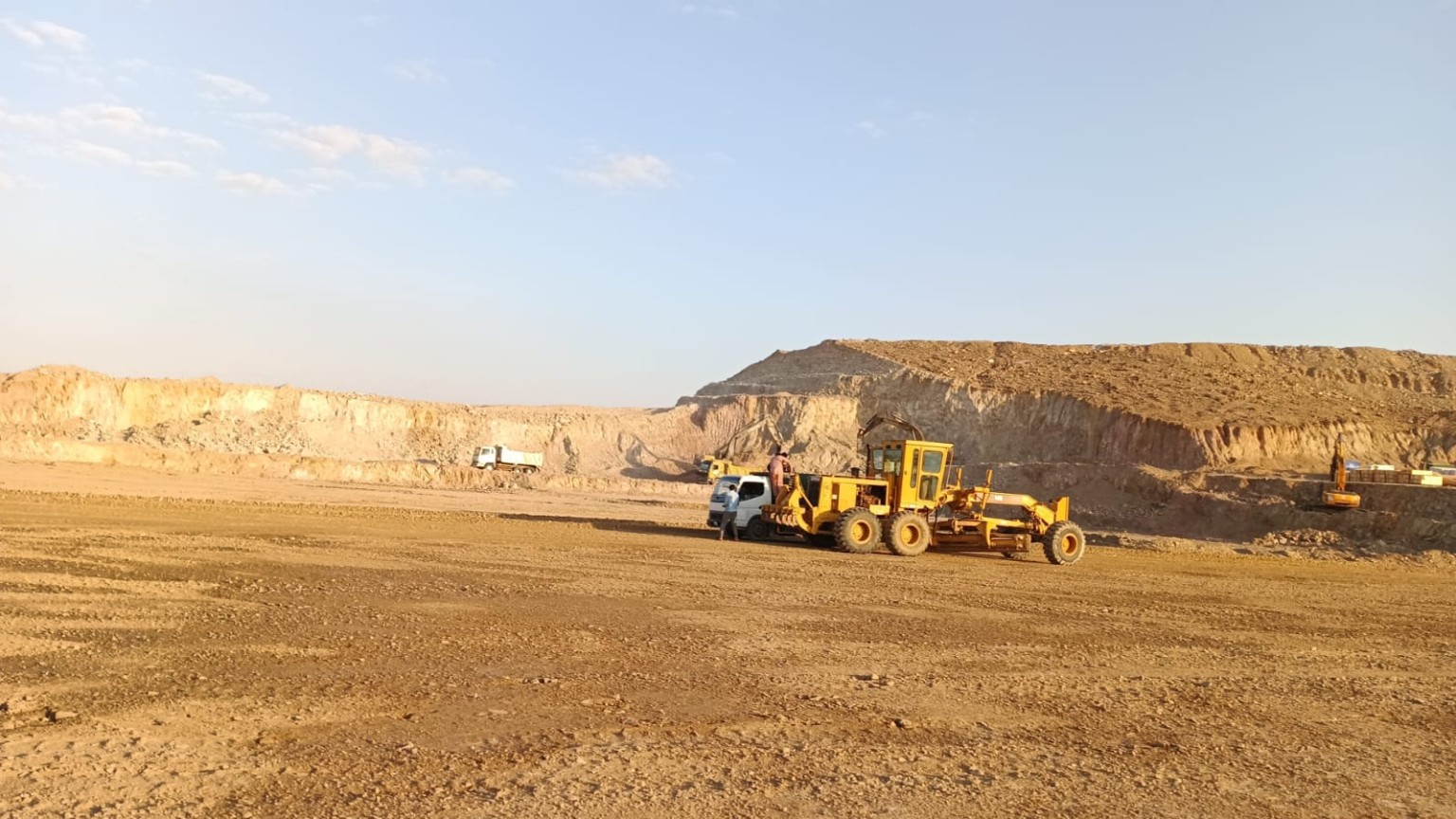 Rock cutting and site grading